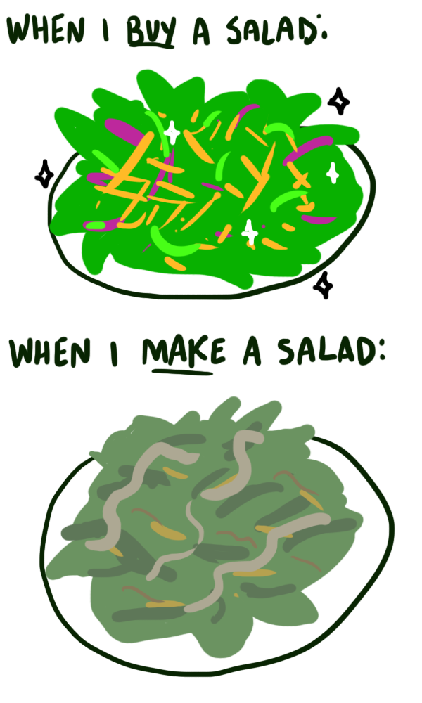 When I buy vs. make a salad